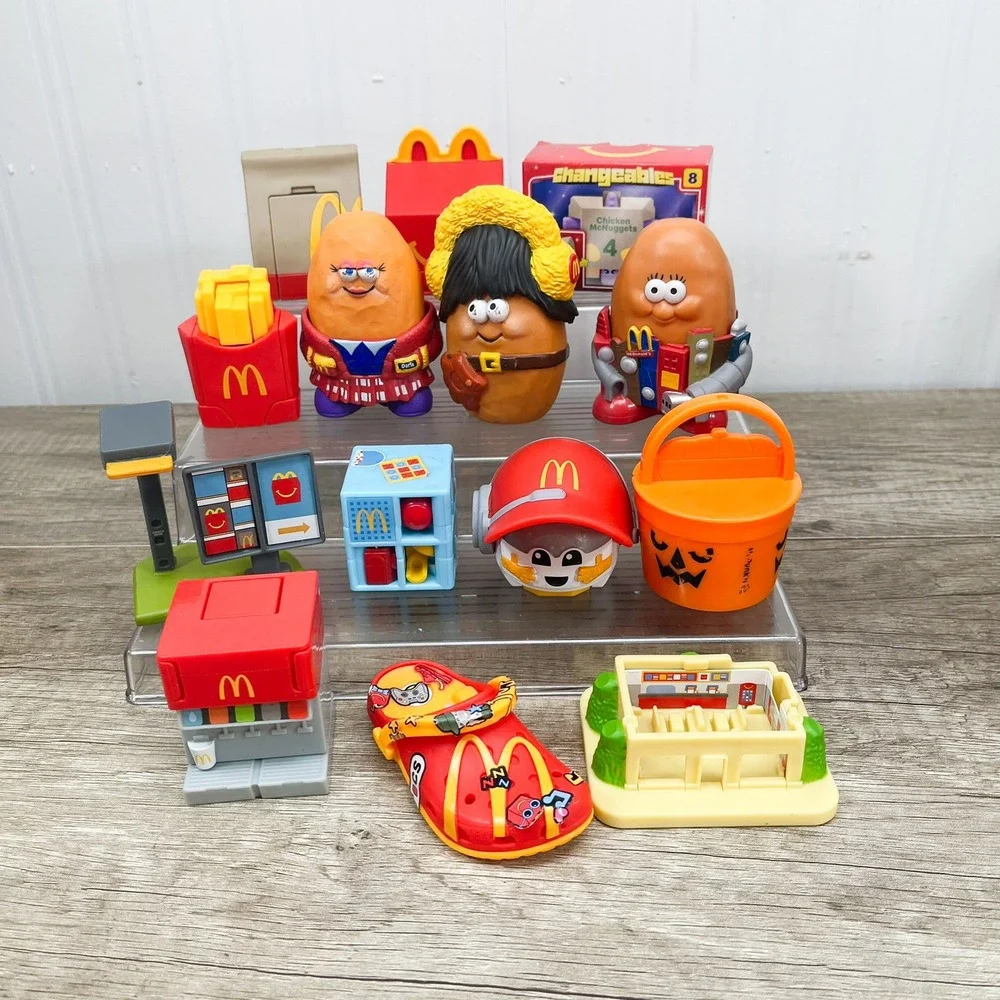 Vintage McDonalds Happy Meal Toy Lot McNugget Buddies Changeables 12pc